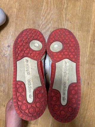 Zapatillas Adidas Forum Talla 43 Naranja/Blanco