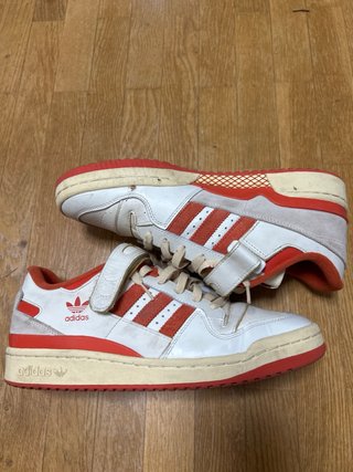 Zapatillas Adidas Forum Talla 43 Naranja/Blanco