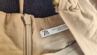 Vestido Beige de Zara