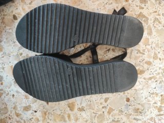 SPACE MODA Sandali Neri Donna Tg 39