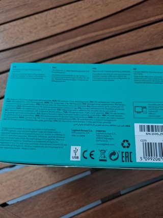 Webcam Logitech C270 HD 720p