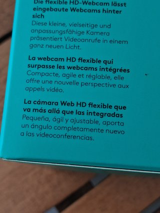 Webcam Logitech C270 HD 720p
