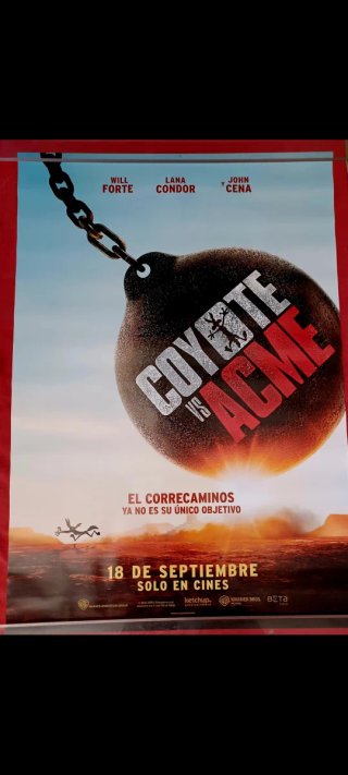 Póster Película Coyote vs Acme