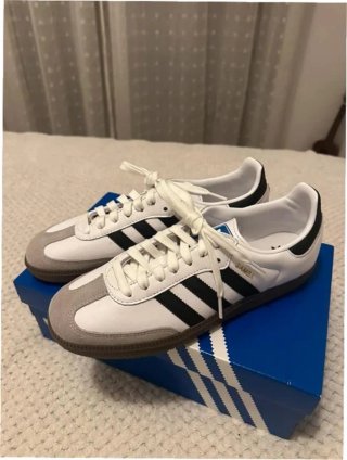 Adidas Samba OG Blanco Gris Talla 42