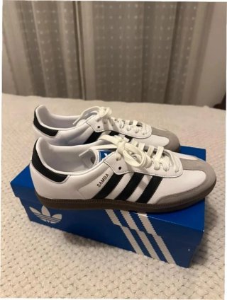Adidas Samba OG Blanco Gris Talla 42