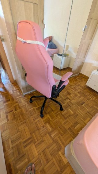 Silla de escritorio rosa