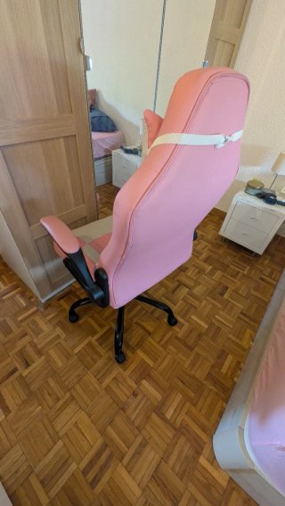 Silla de escritorio rosa