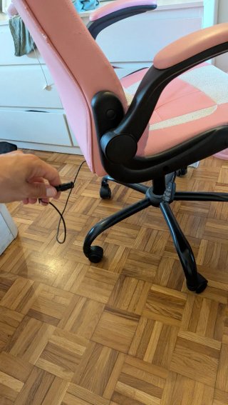 Silla de escritorio rosa