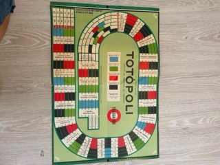 TOTOPOLI VINTAGE EG GIOCO DA TAVOLO CORSA CAVALLI