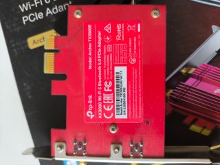 TP-Link AX3000 Wi-Fi 6 PCIe red