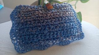 Bolso clutch organizador hecho a mano
