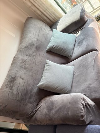 Sofá de 2 plazas gris