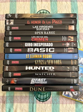 Lote 13 DVDs Cine 10 Internacional + Regalo