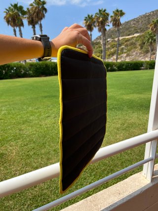 Cojines para silla (pack 3 amarillos + 2 negros)