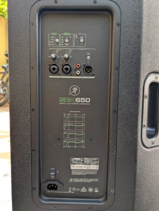 Altavoces Mackie SRM 650 (Par)