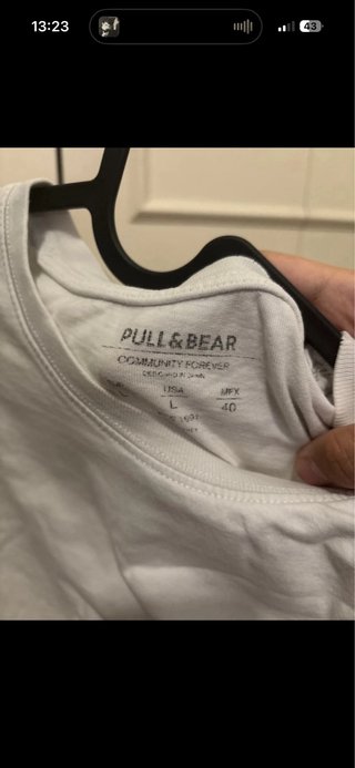 Camiseta Pull and Bear Estampado Van