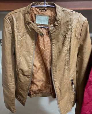 Cazadora Polipiel Beige Kelrebec
