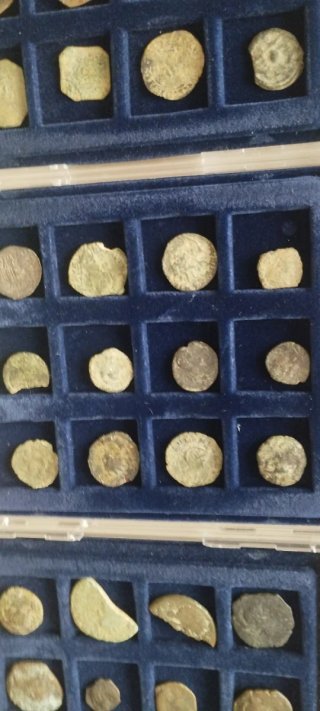 Lote de monedas antiguas, pero de verdad