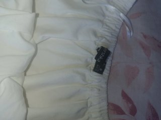 Blusa Bershka blanca talla M