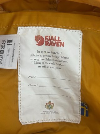 Mochila Fjällräven Kånken Mostaza