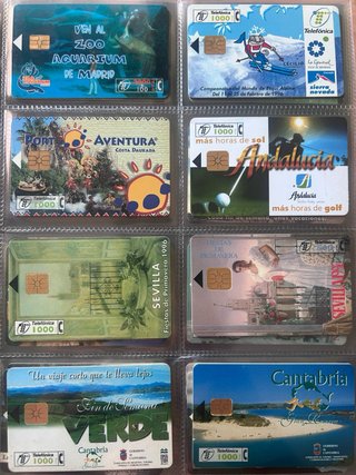 Carte Telefoniche Telefónica 1000 e 2000