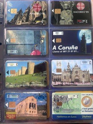 Carte Telefoniche Telefónica 1000 e 2000