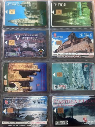 Carte Telefoniche Telefónica 1000 e 2000