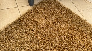 Juego 3 alfombras dormitorio:. 1 grande/2 pequeñas