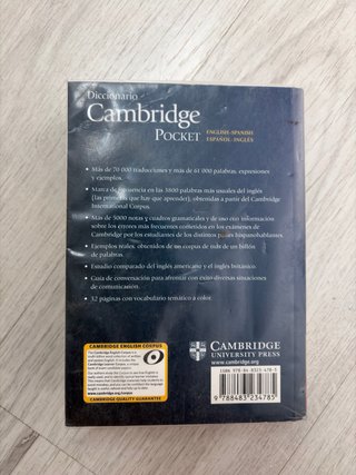 Diccionario Bilingüe Cambridge Spanish-English ...