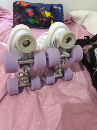 Patines niña talla 31 (1 puesta) + bolsa