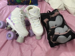 Patines niña talla 31 (1 puesta) + bolsa