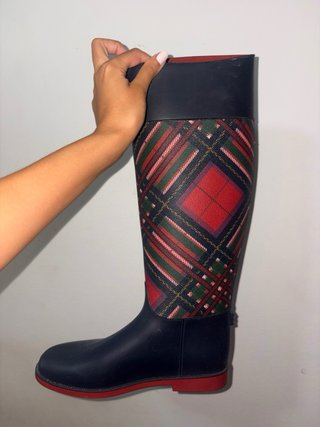 Botas de agua Carolina Herrera a cuadros ORIGINAL