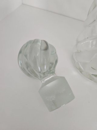 Frasco de Cristal Baccarat / Saint-Louis Mod.Bambu