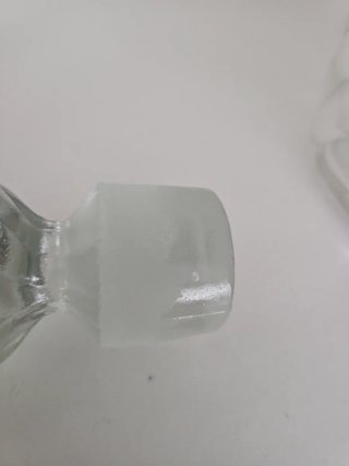 Frasco de Cristal Baccarat / Saint-Louis Mod.Bambu