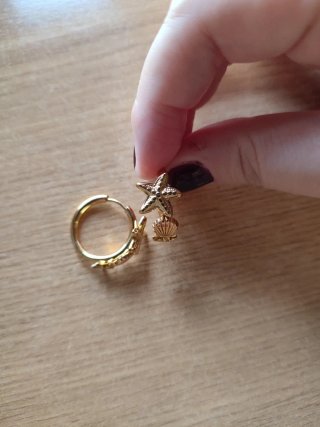 Anillo Verano Estrella Concha Acero Inoxidable