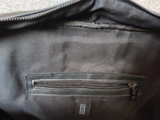 Bolsa de viaje polipiel negra