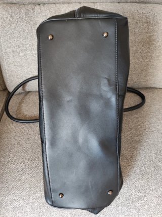 Bolsa de viaje polipiel negra