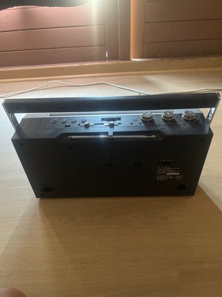 Boombox Radio Grabadora Bluetooth Cassette