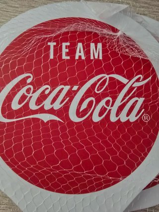 Palas de playa Coca-Cola con pelota
