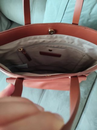 Bolso Adolfo Domínguez Marrón Naranja