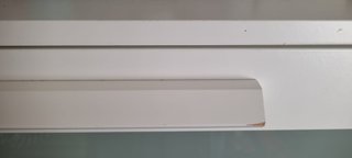 Cómoda BRIMNES 4 cajones IKEA blanco vidrio