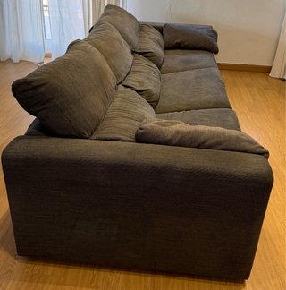 Sofá de 3 plazas gris