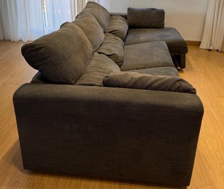 Sofá de 3 plazas gris