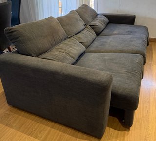 Sofá de 3 plazas gris