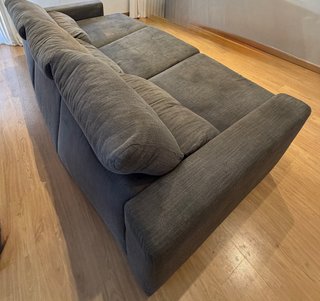 Sofá de 3 plazas gris