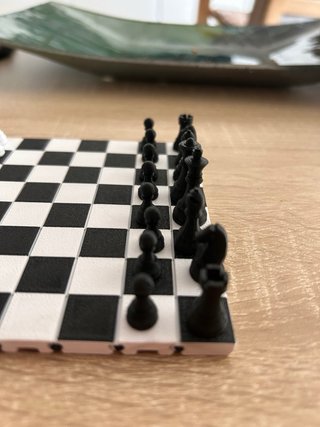 Ajedrez de viaje 3D