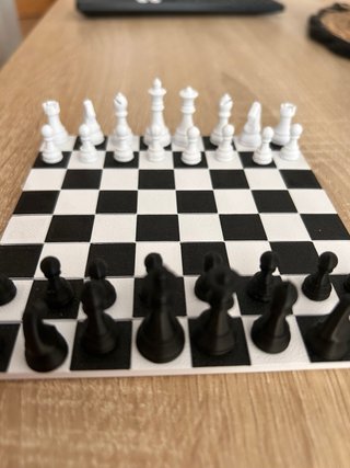 Ajedrez de viaje 3D