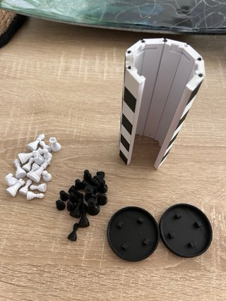 Ajedrez de viaje 3D
