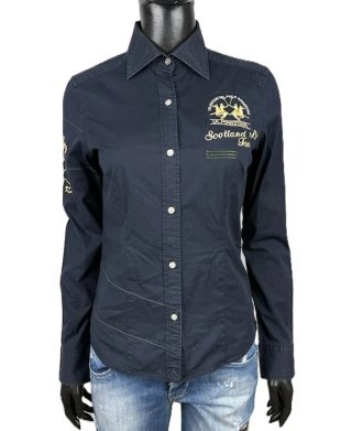 La Martina Camicia Donna Taglia S Blu Scotland
