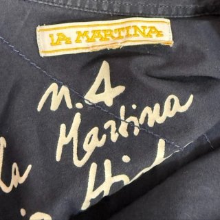 La Martina Camicia Donna Taglia S Blu Scotland